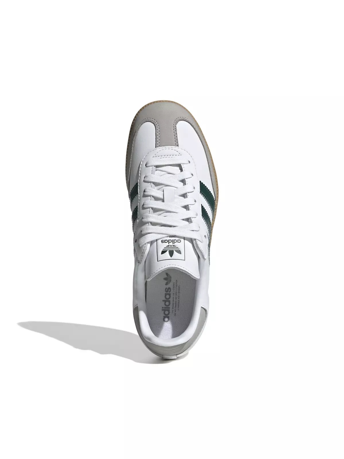 Originals Samba OG "Ftwr White/Collegiate Green/Grey Two" Women's Shoe - 5