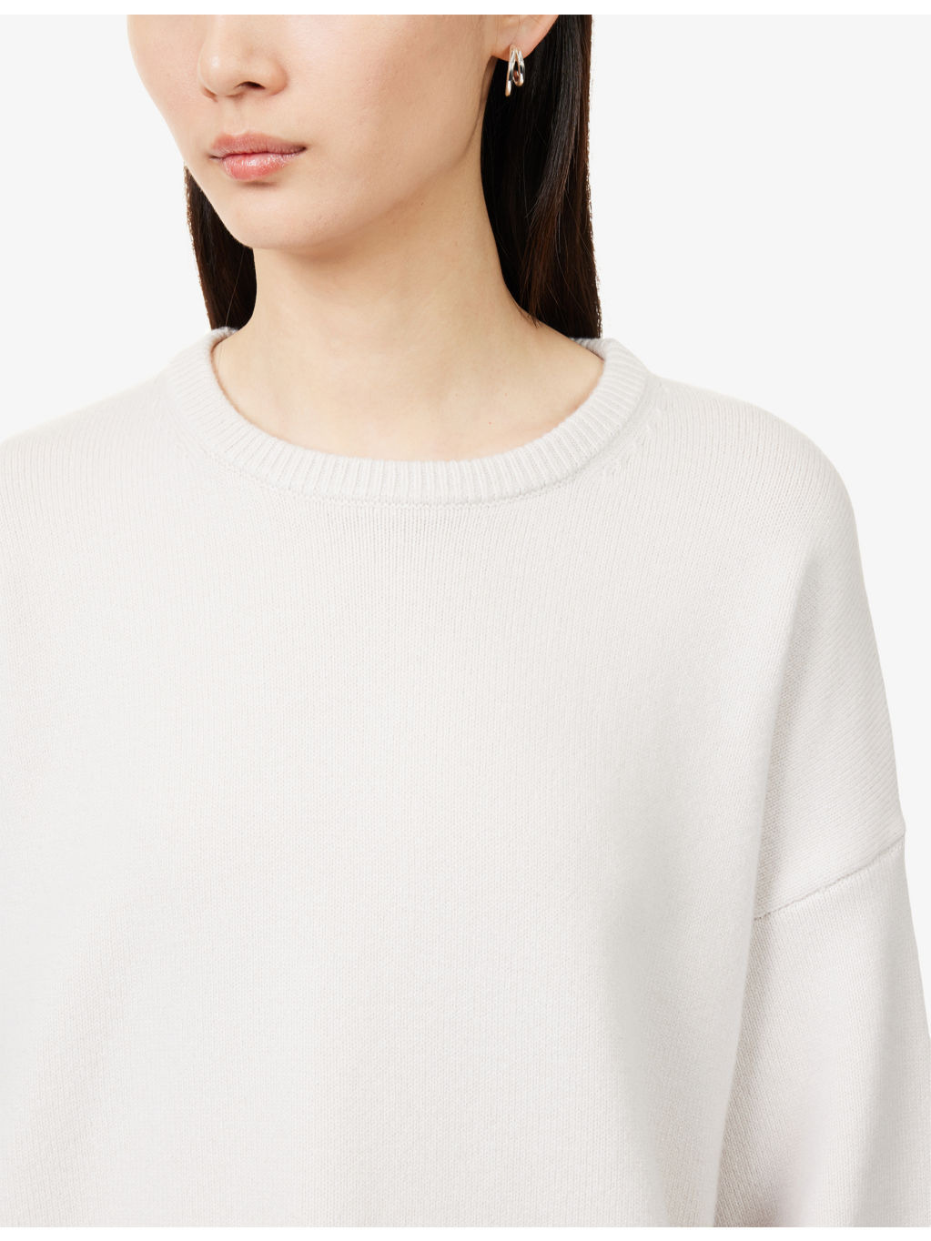 N426 Comfy Long-Sleeve Cashmere Blend Knitted Jumper - 5