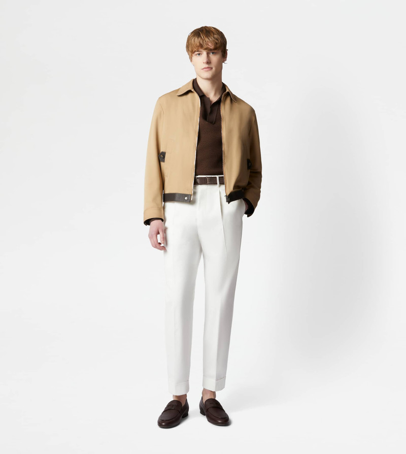 Tod's BLOUSON JACKET - BEIGE outlook