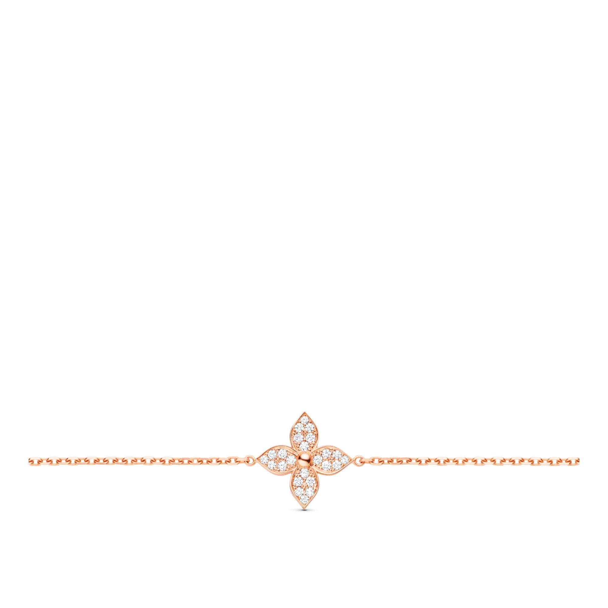 Star Blossom Bracelet, Pink Gold And Diamonds - 3