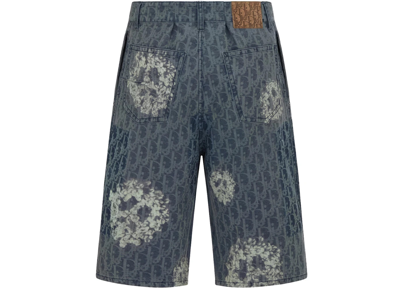 Dior x Denim Tears Cotton Denim Bermuda Shorts Blue - 2