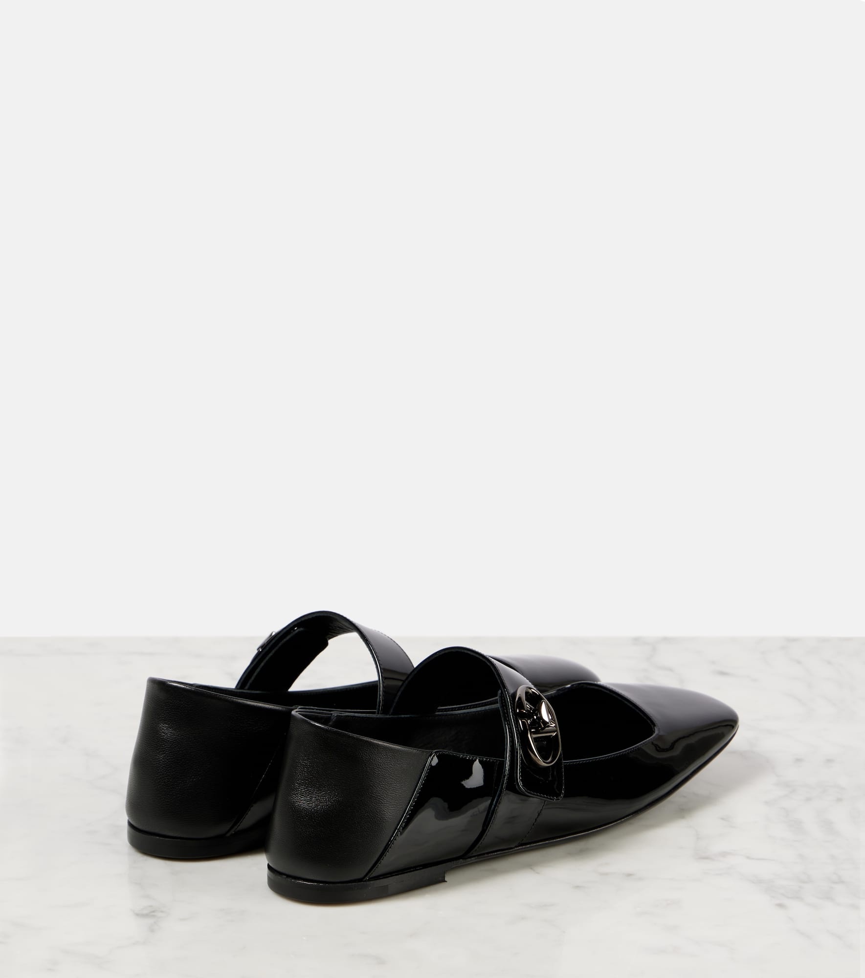 VLogo Locker patent leather Mary Jane flats - 2