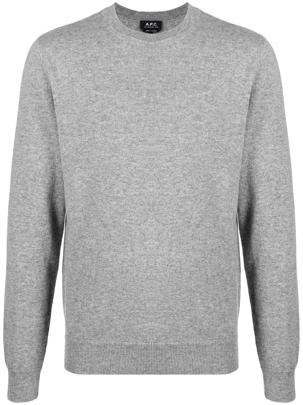 crew-neck cashmere jumper - 1