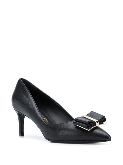 Salvatore Ferragamo Vara Bow 85mm pumps outlook