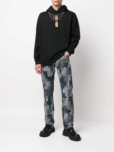 Marcelo Burlon County Of Milan graphic-print pullover hoodie outlook
