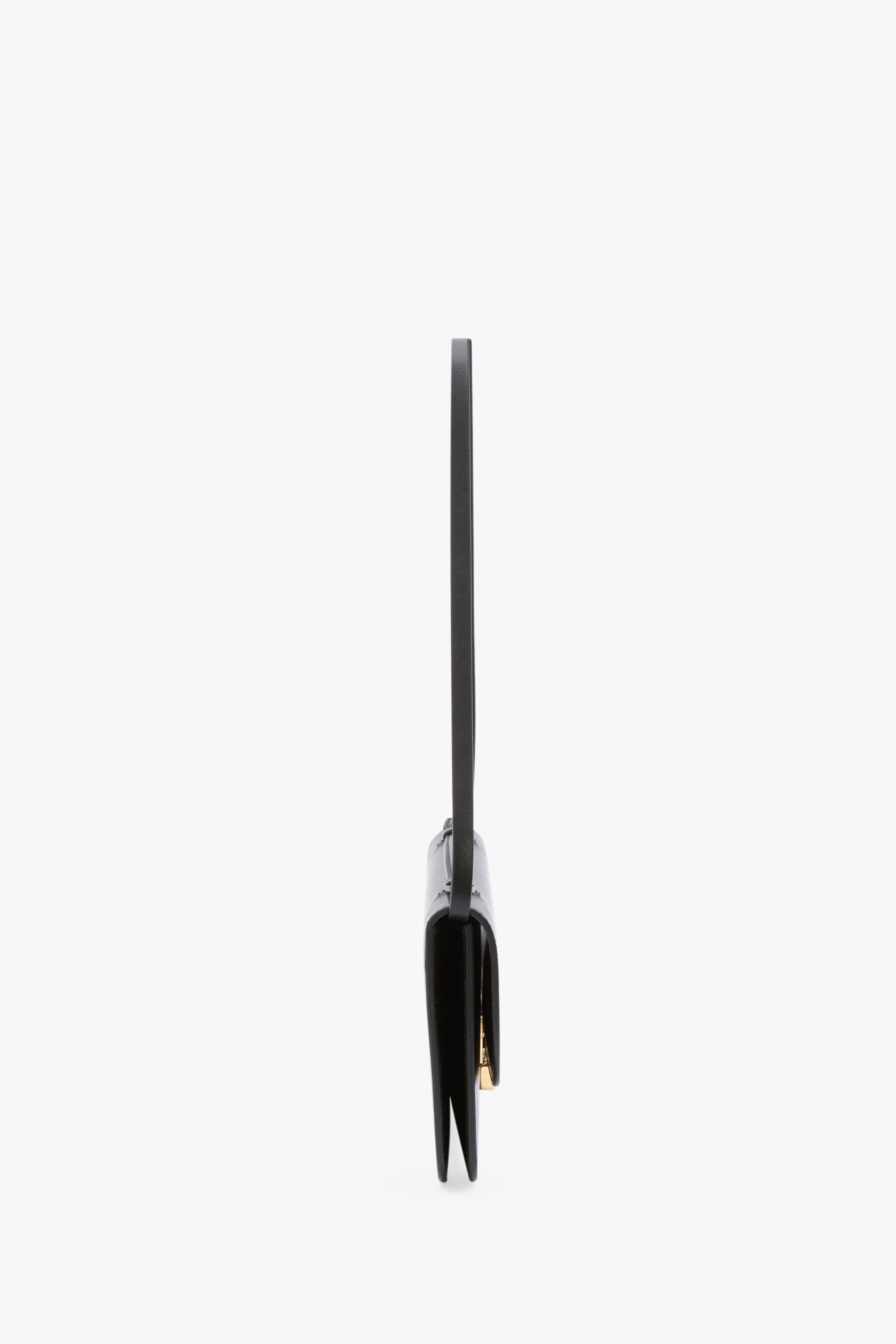 Dorian Pochette In Black Smooth Leather - 4