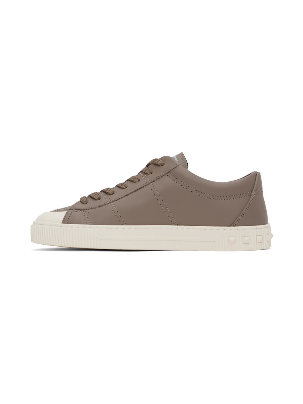 Taupe Cityplanet Calfskin Sneakers - 3