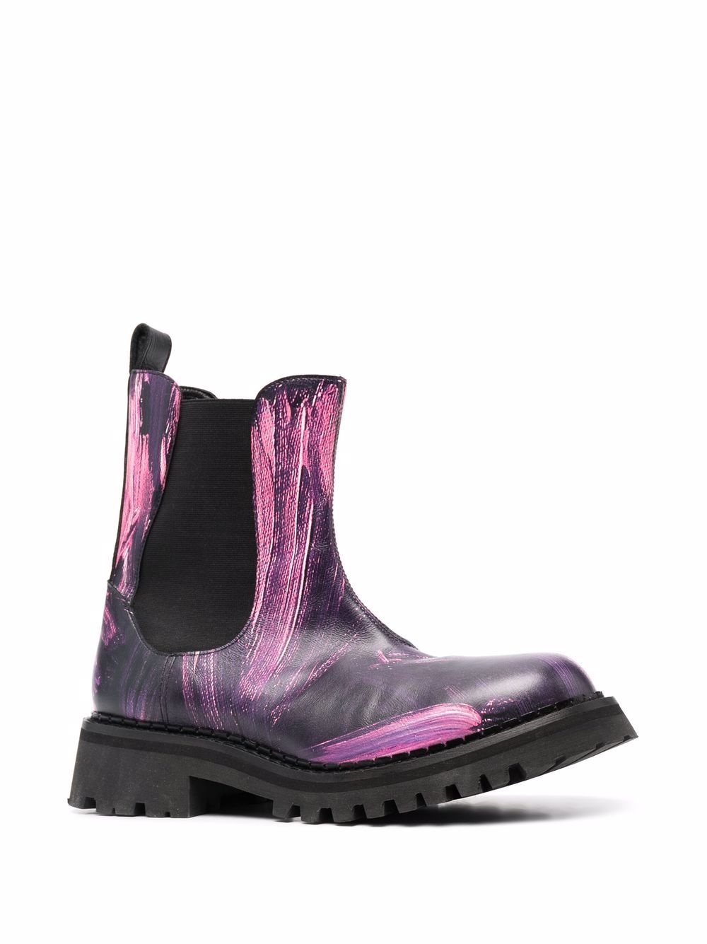 abstract-print Chelsea boots - 2