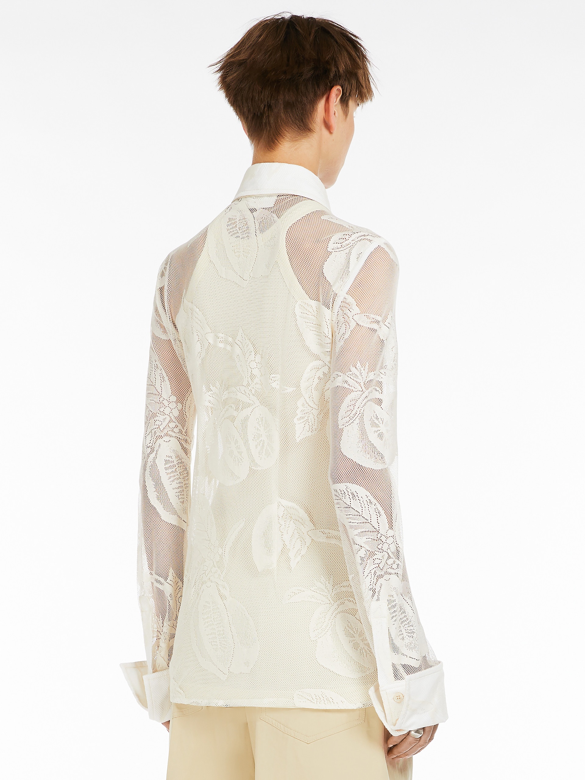 ASTI Printed lace shirt - 4