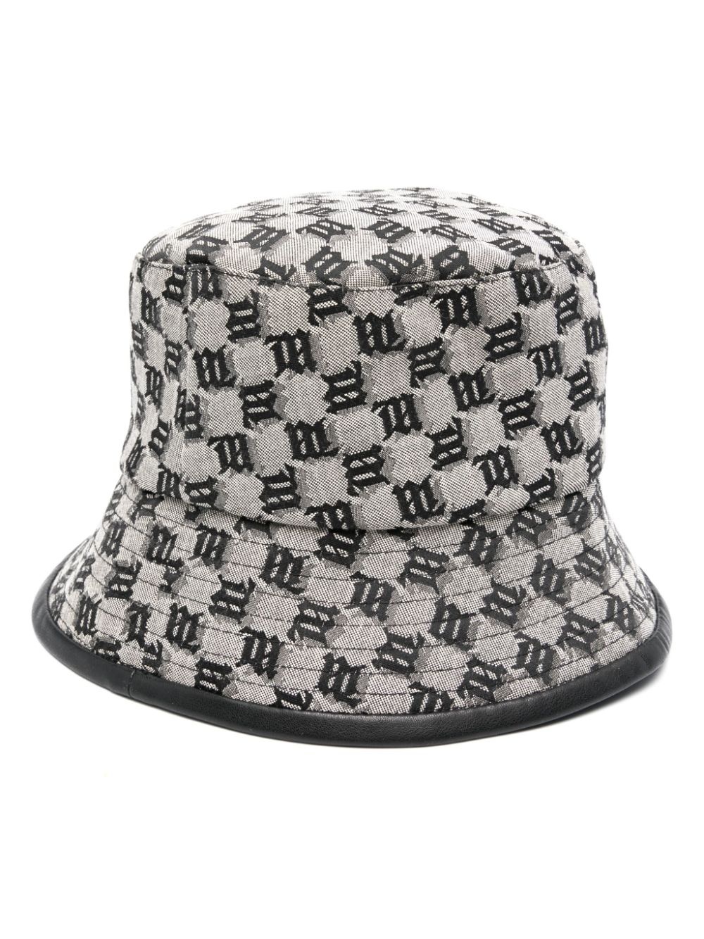 monogram-jacquard bucket hat - 1