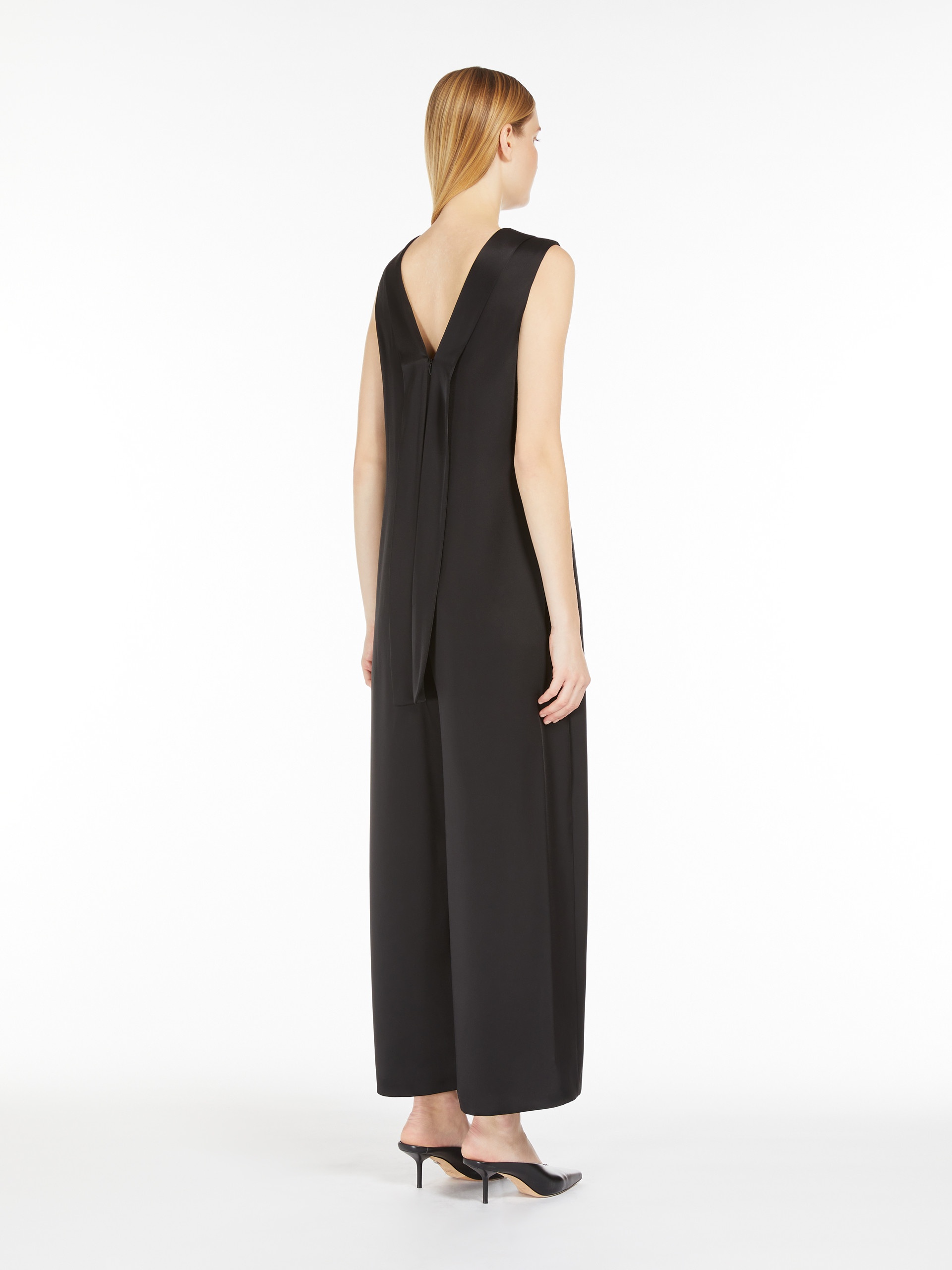 MORIANA Viscose blend satin jumpsuit - 4