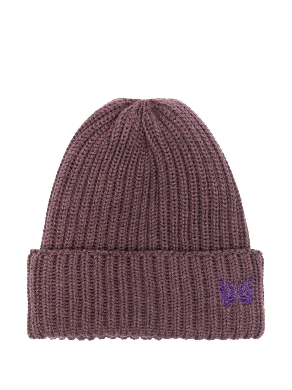 logo-embroidered beanie - 1
