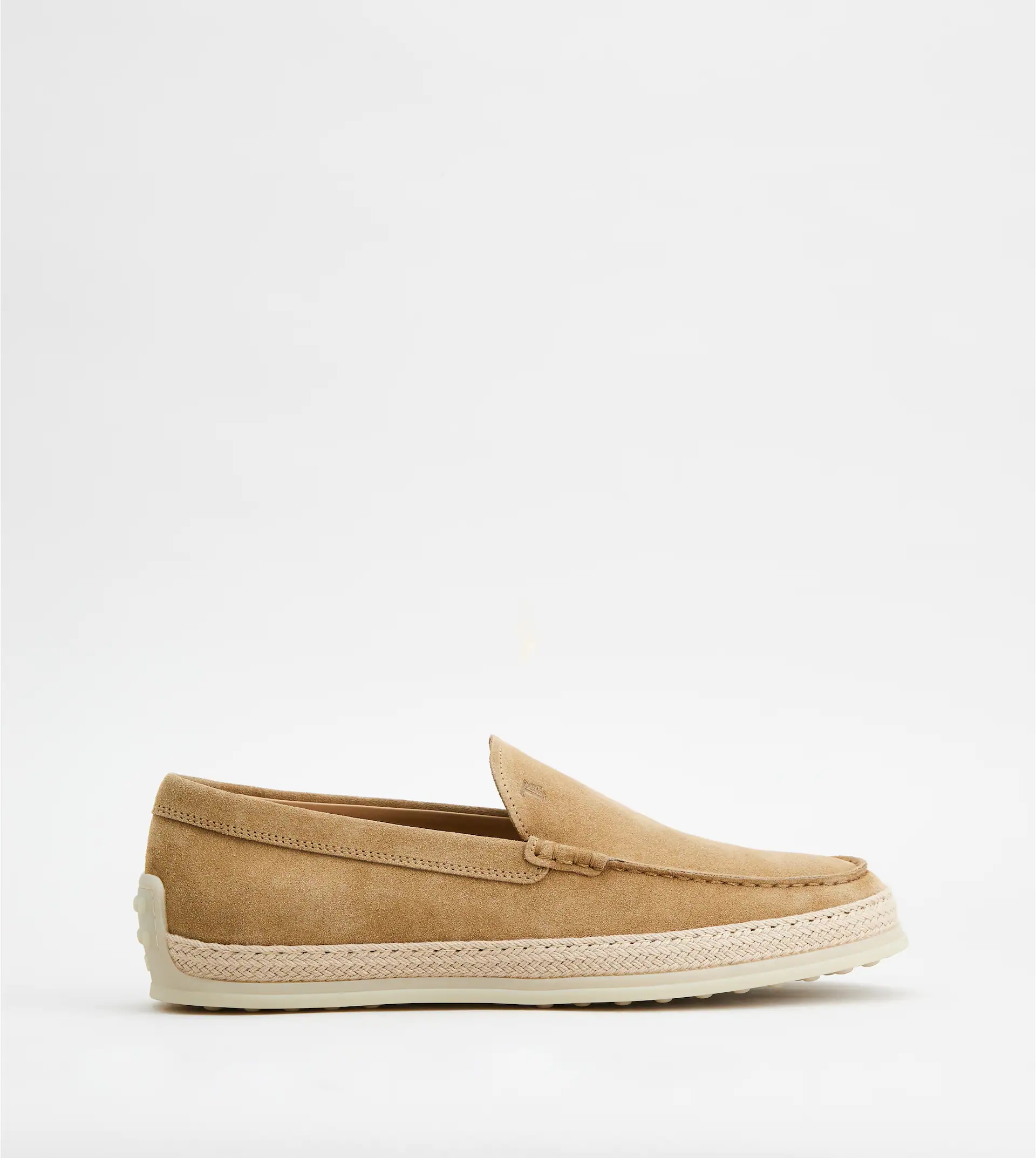 SLIP-ONS IN SUEDE - BEIGE - 1