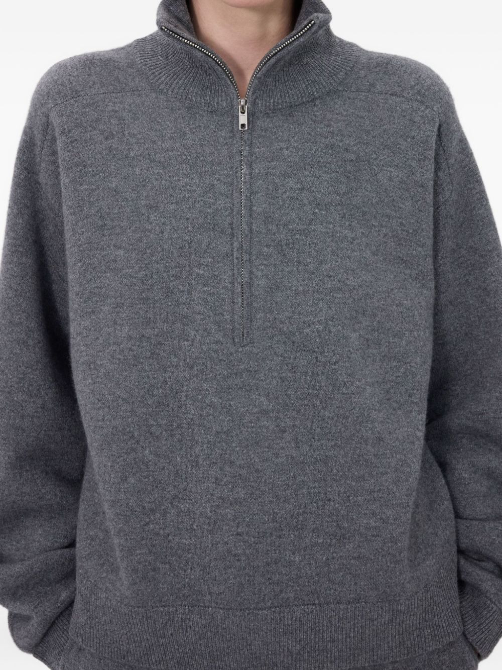Dries stand-collar zipped sweater - 5