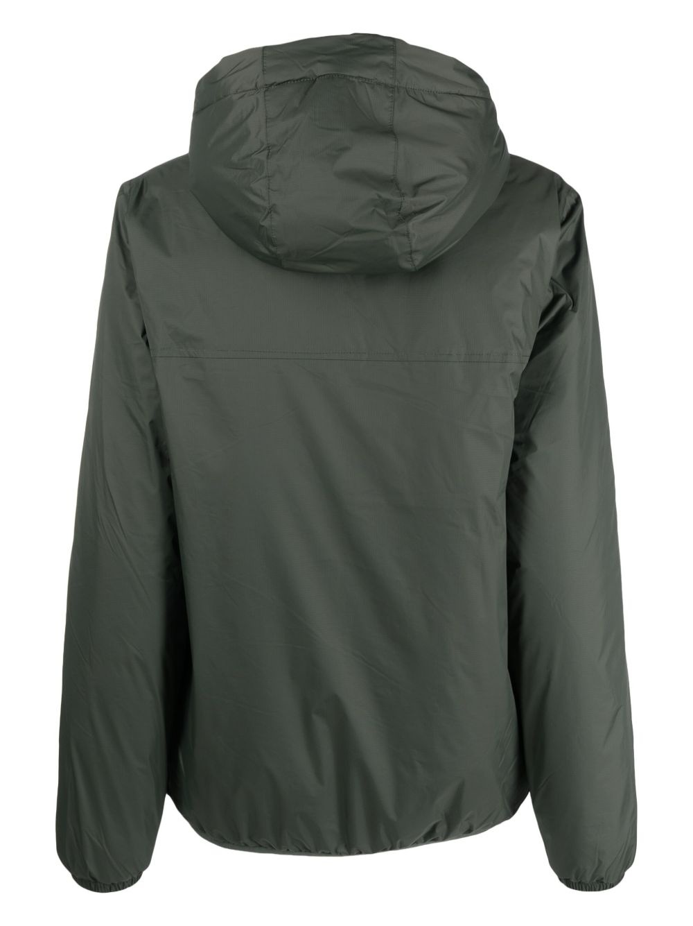 logo-appliqué hooded jacket - 2