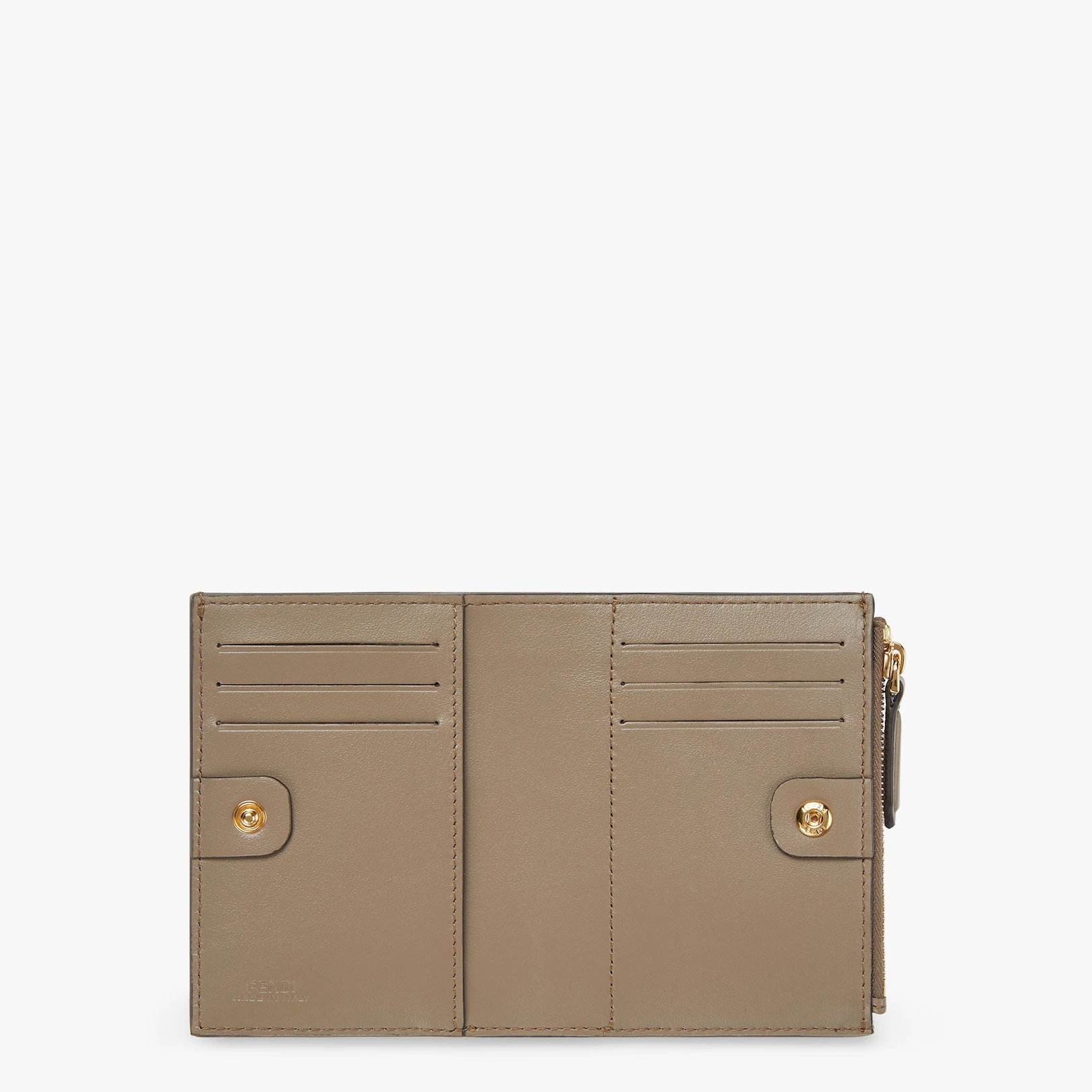 Gray leather wallet - 4