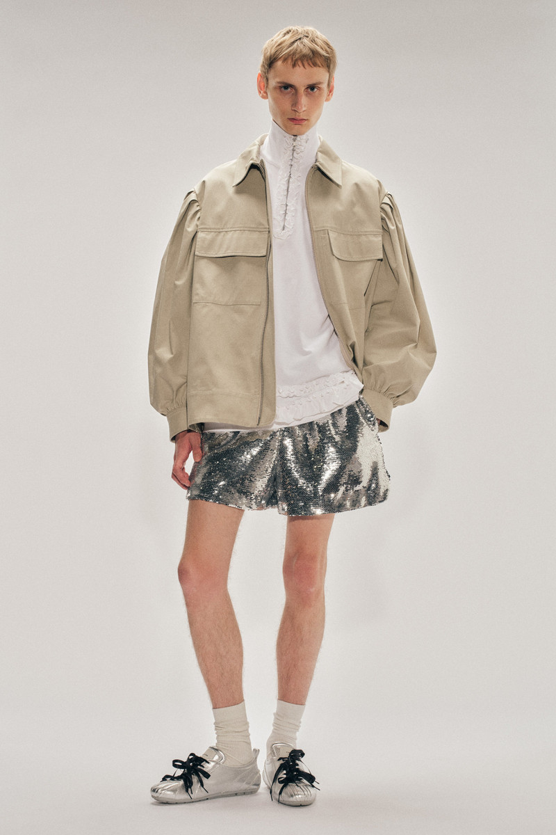 Simone Rocha Puff Sleeve Utility Pen Pocket Jacket outlook