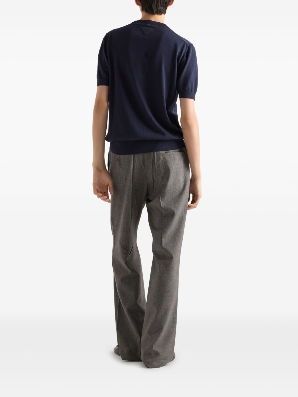 Cotton crew-neck sweater - 3