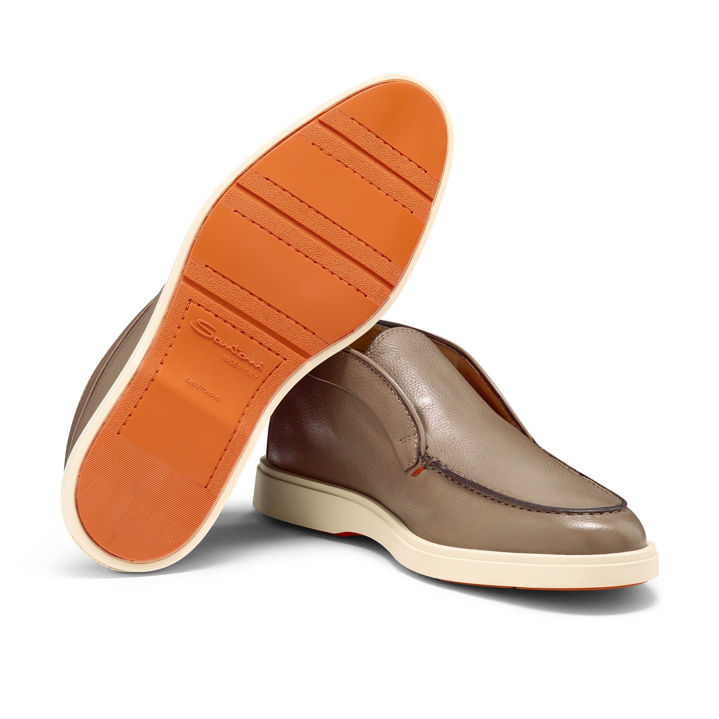Men's natural tumbled leather desert boot - 3