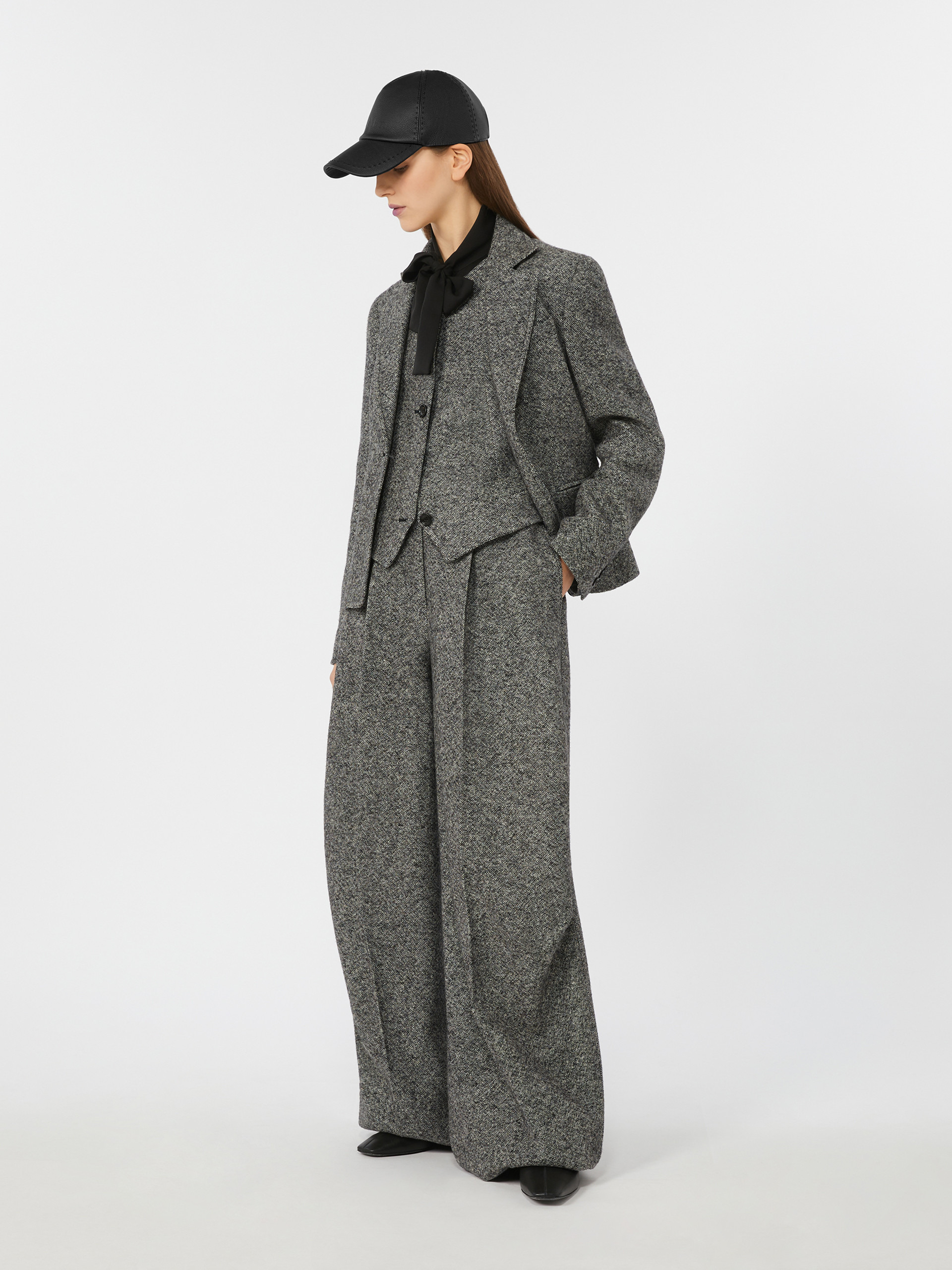 BEATO Wool and silk tweed gilet - 2