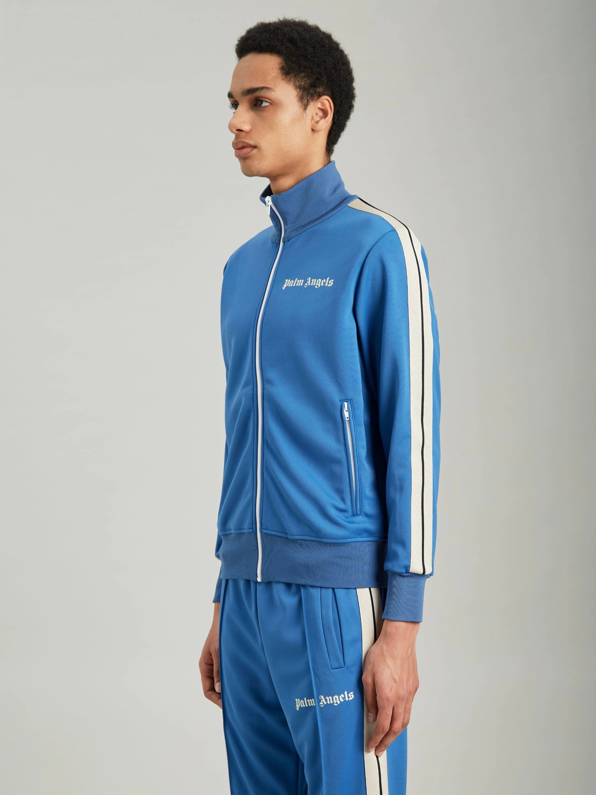 BLUE TRACK JACKET - 4