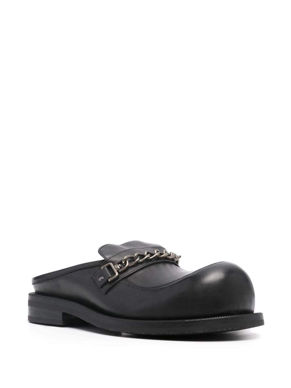 Martine Rose chain-detailed leather mules | REVERSIBLE