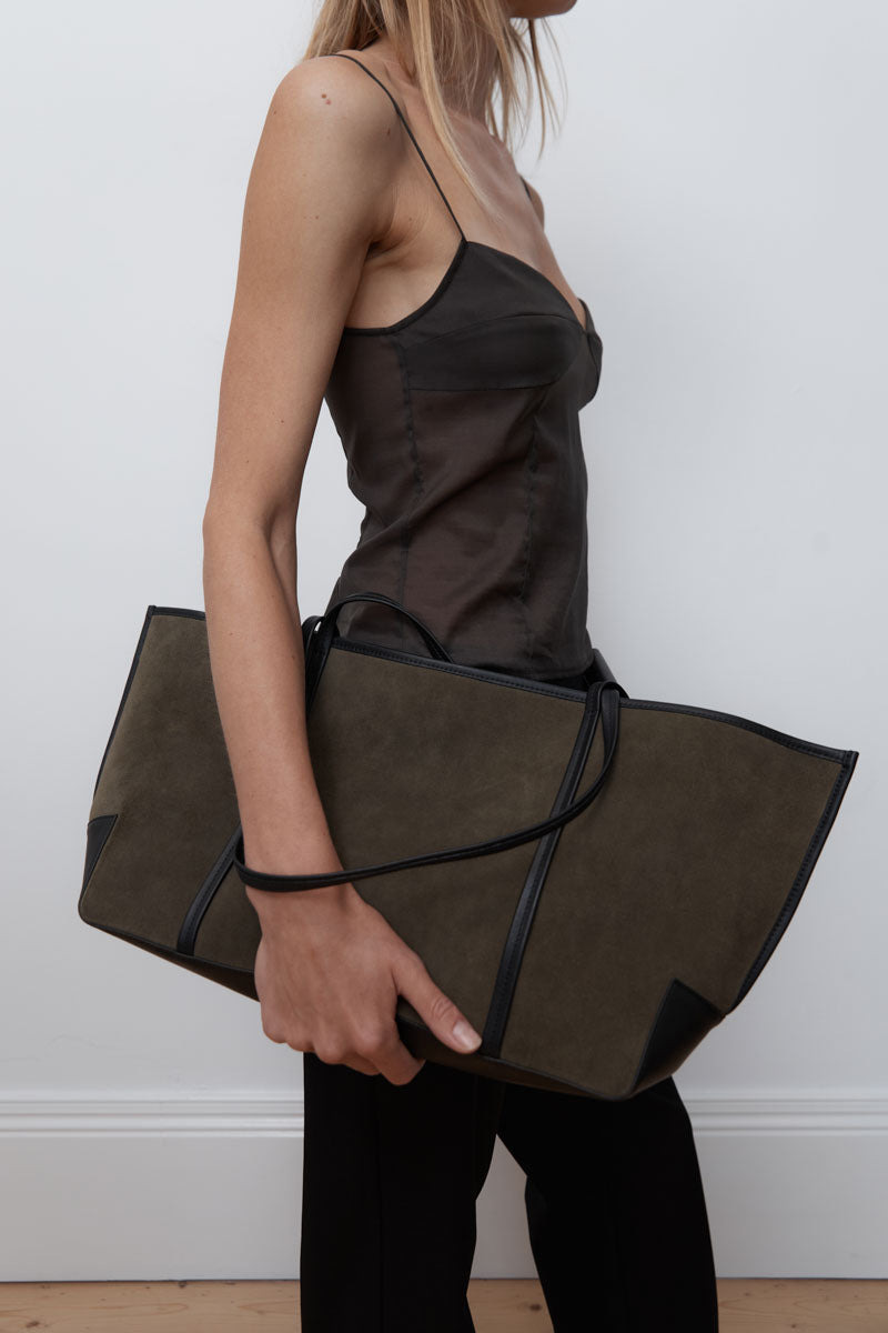 Transparent Silk Cami - Black Olive - 9