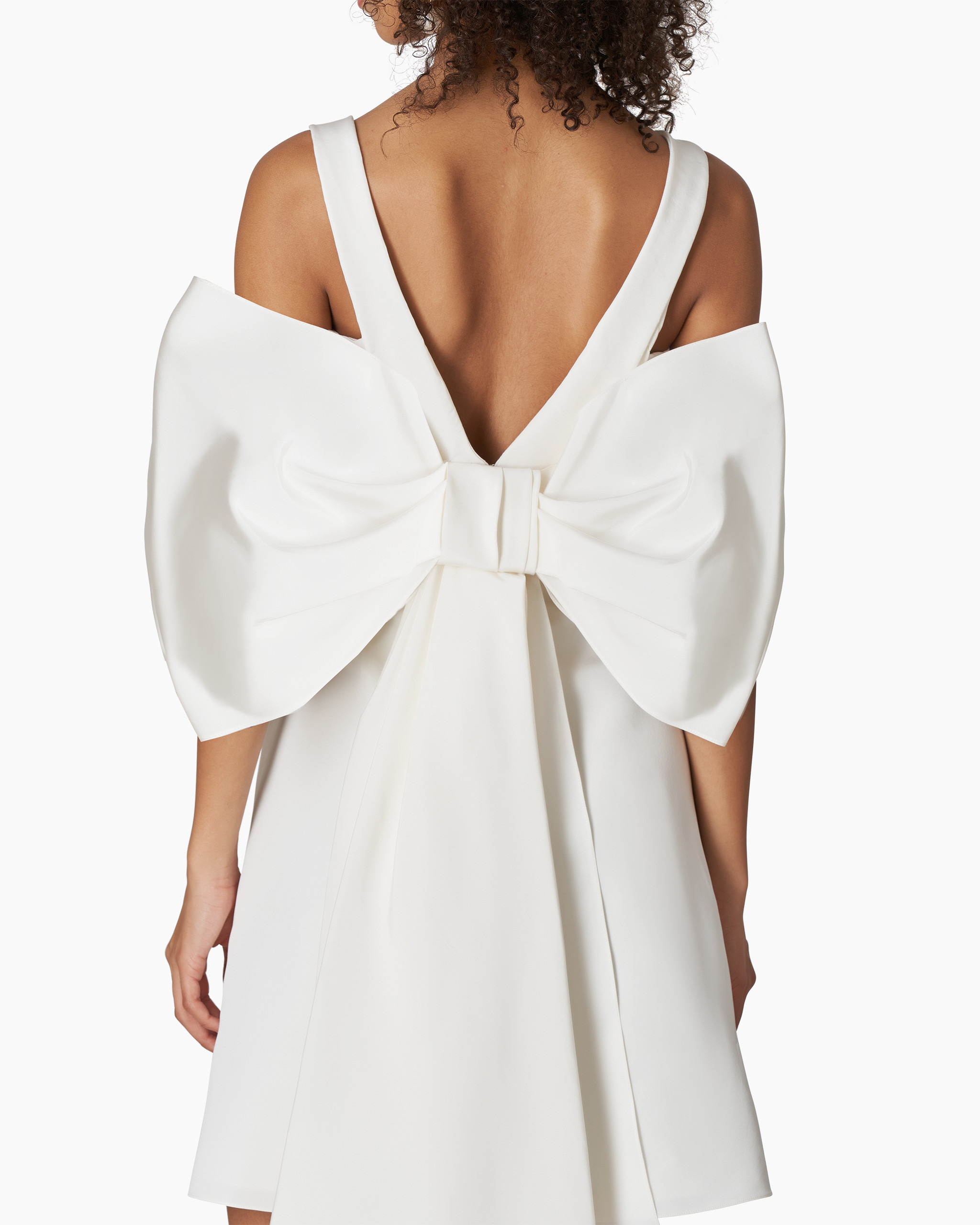 Mini Dress with Back Bow - 4