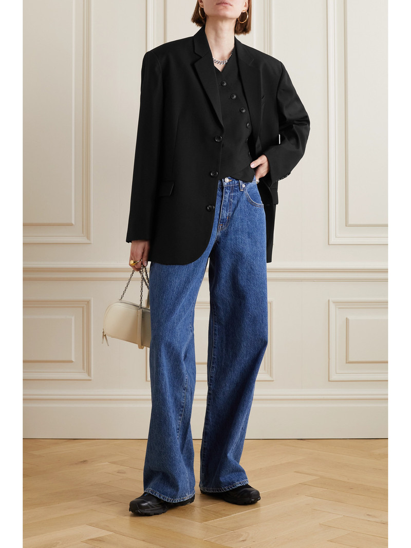 The Frankie Shop Gelso Oversized Tencel Lyocell-blend Blazer outlook