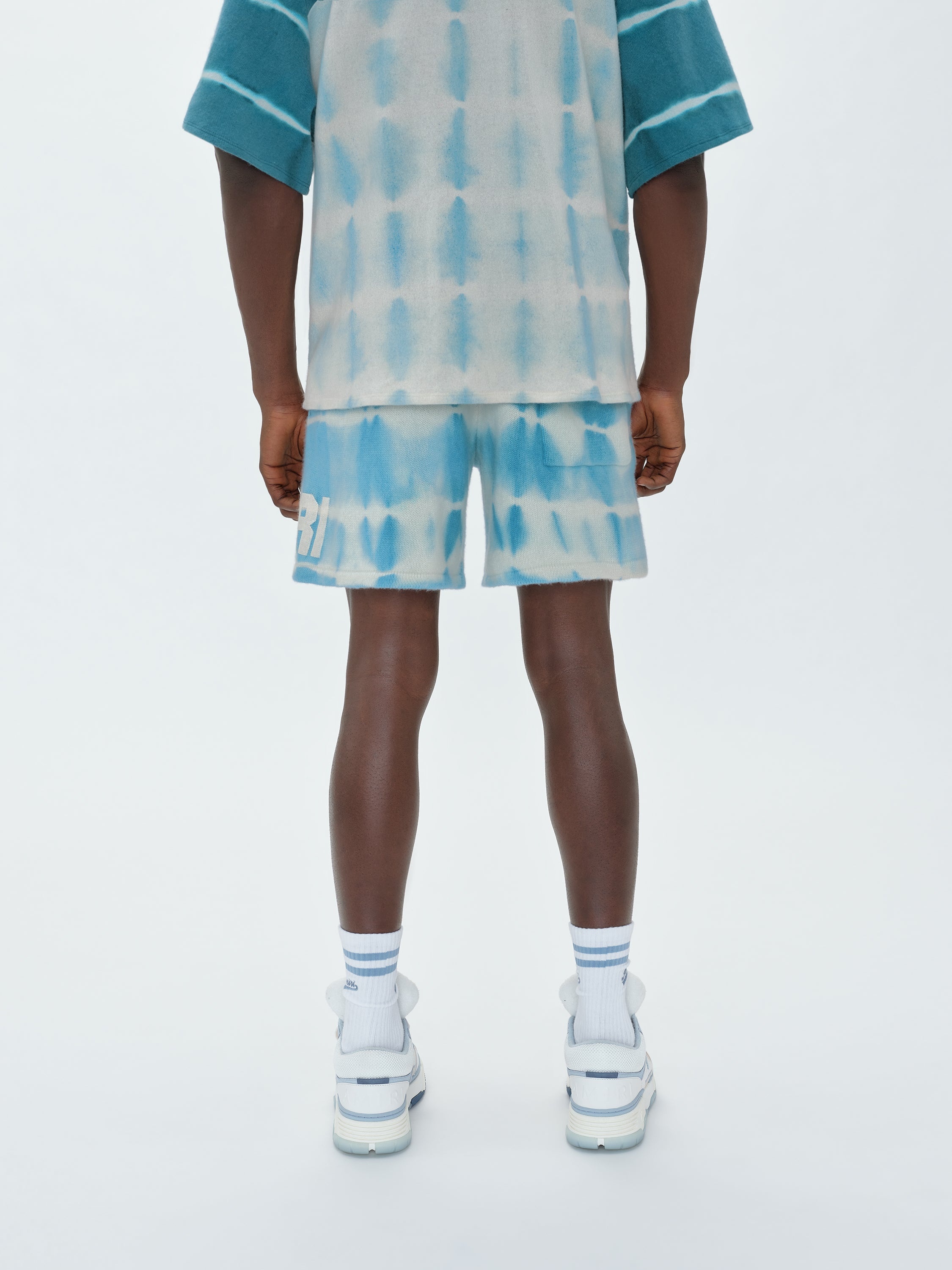 TIE DYE KNIT FOOTBALL SHORT - 4