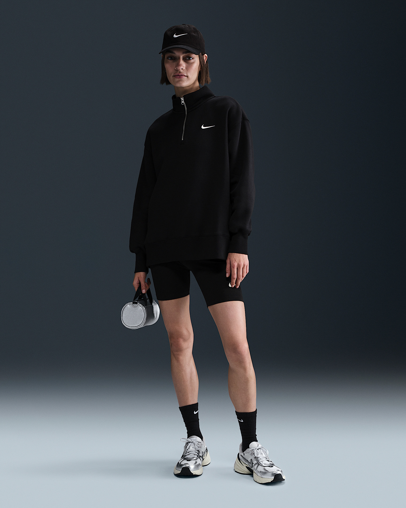 Nike Sportswear Phoenix Fleece Women's Oversized 1/4-Zip Long Sweatshirt - 4