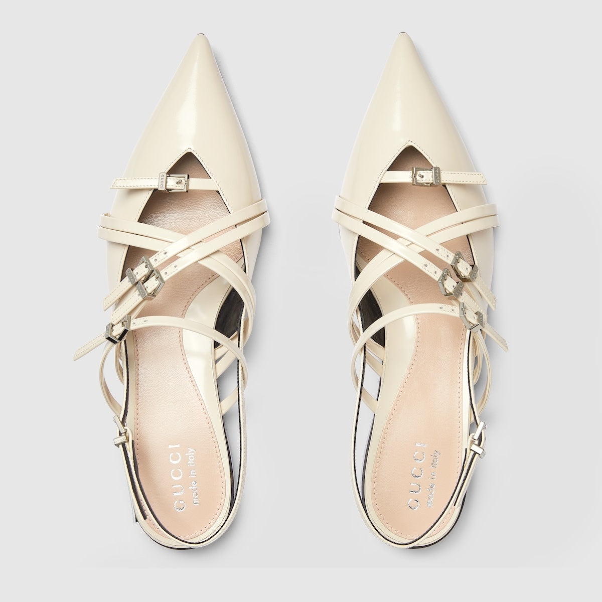 Gucci Strappy Ballet Flats - 2