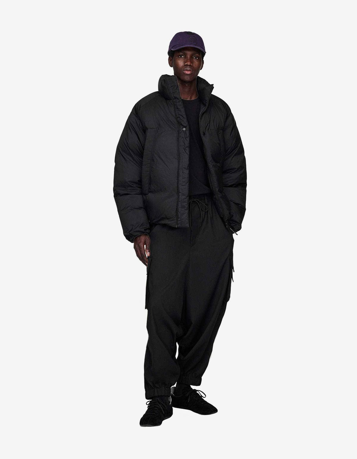 Y-3 Black Puffer Jacket - 2