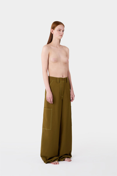 SUNNEI FIT LOOSE PANTS / olive green outlook