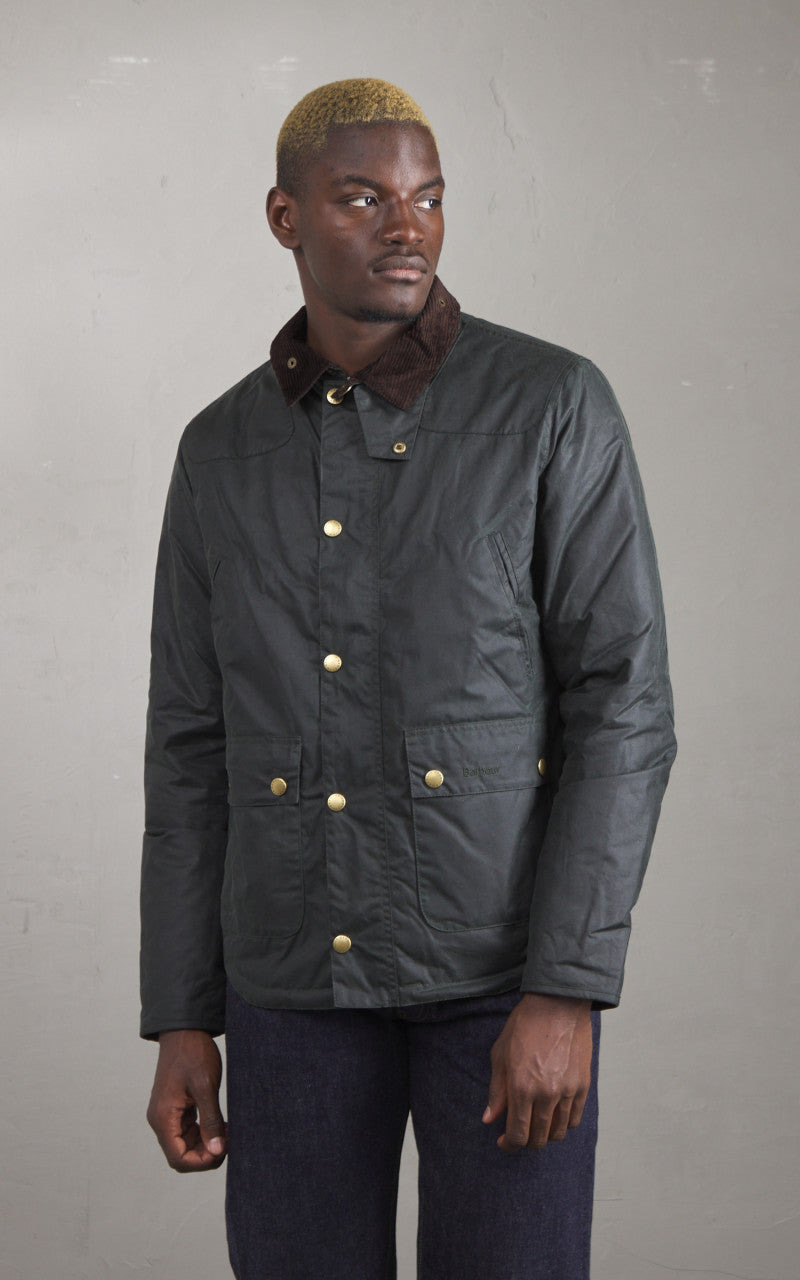 REELIN WAX JACKET SAGE - 3