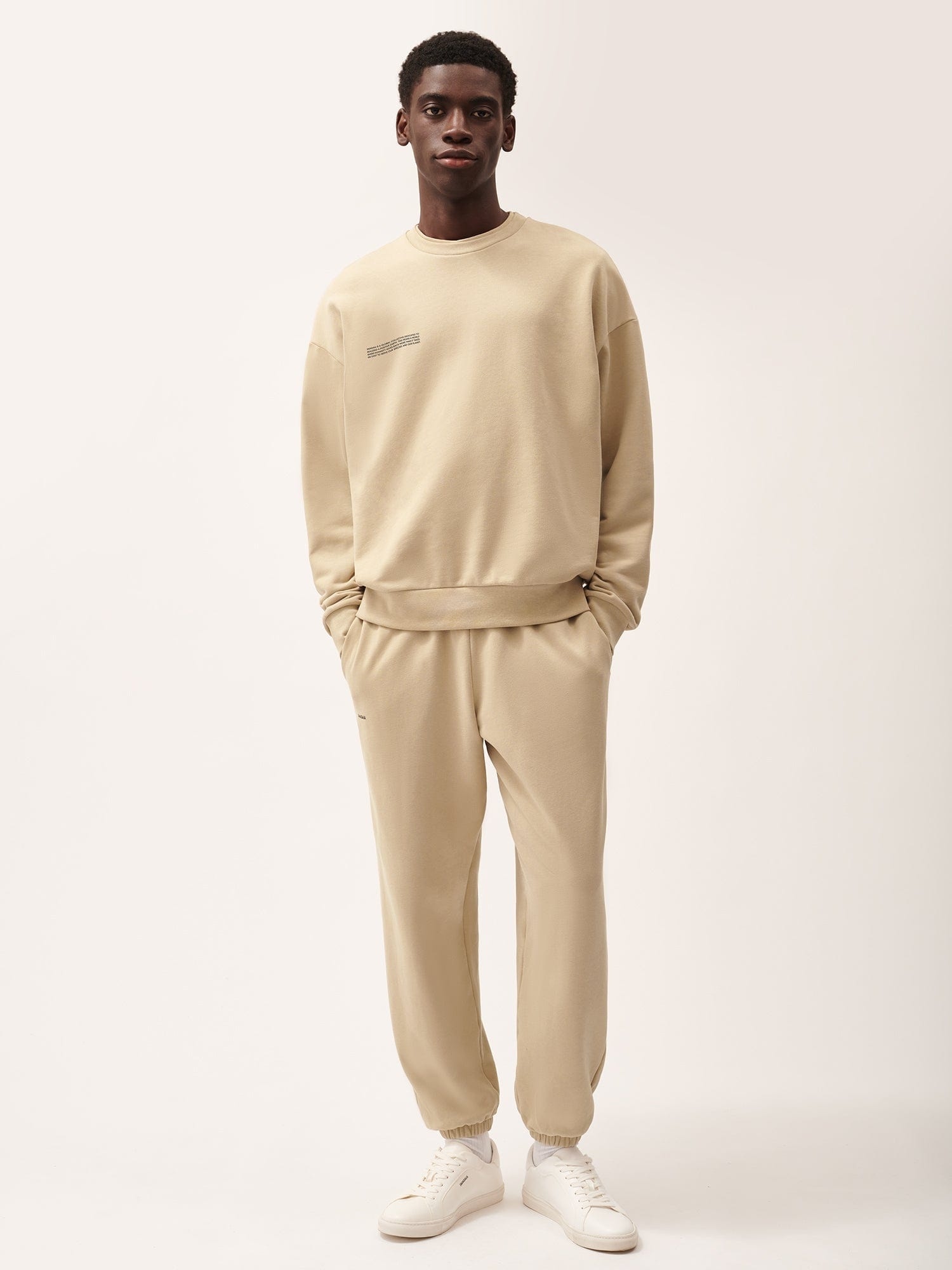 Mens 365 Midweight Sweatshirt - Birch-Beige - 4