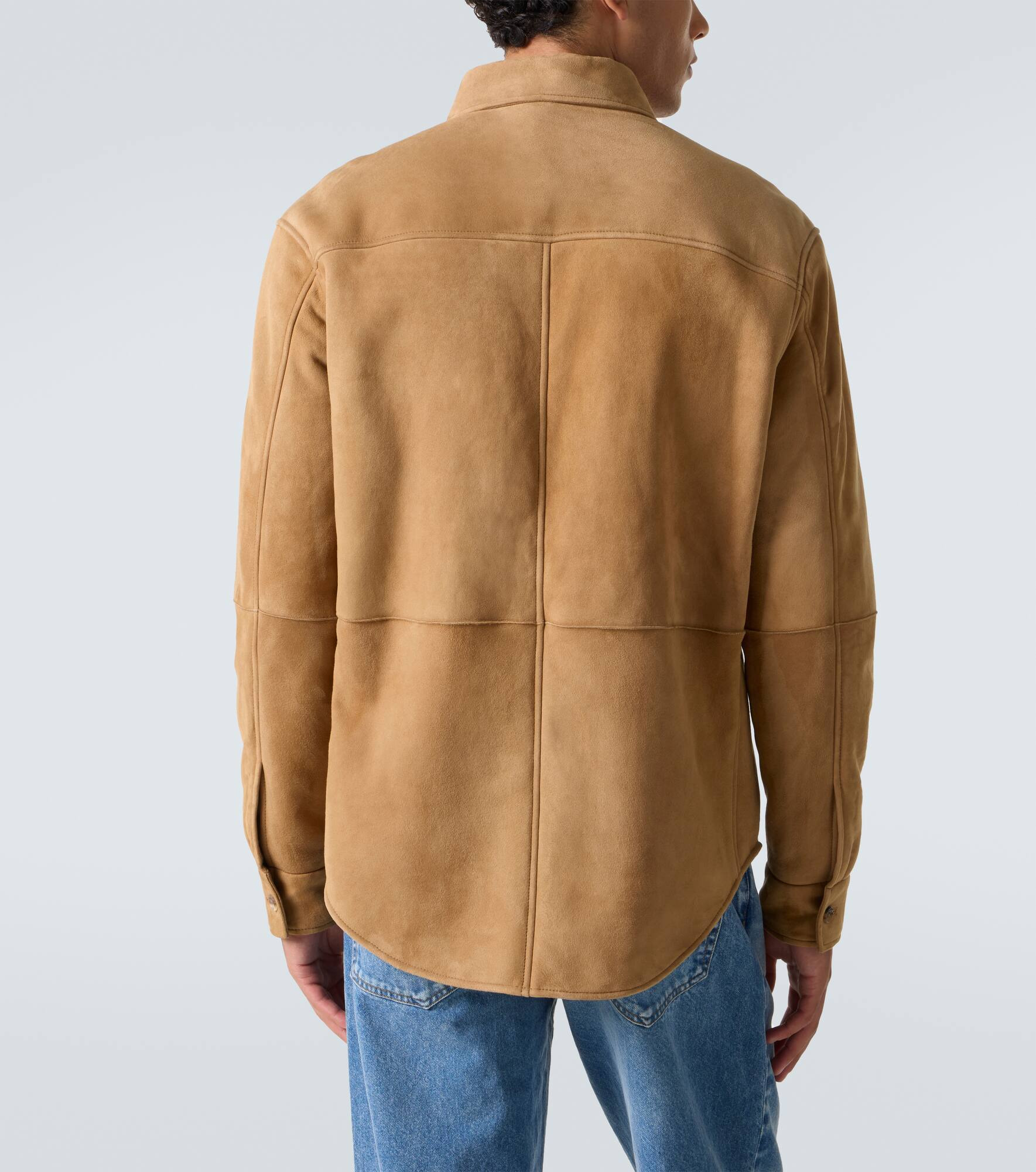 Bento shearling-lined suede jacket - 4