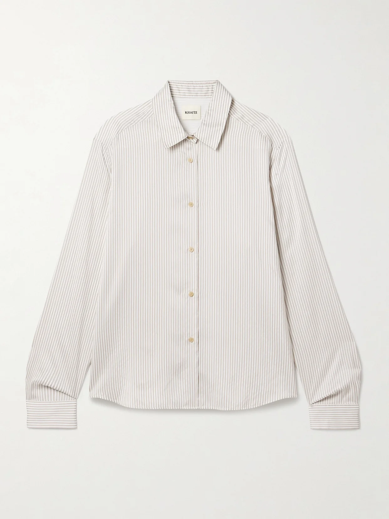 Argo Striped Silk Shirt - 1