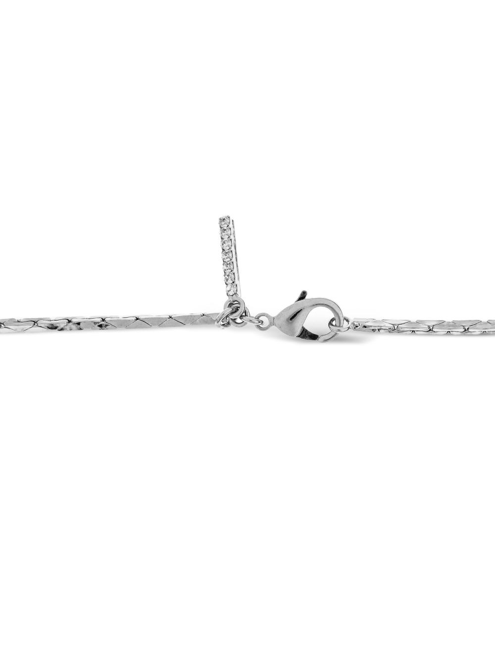 crystal-embellished choker necklace - 4