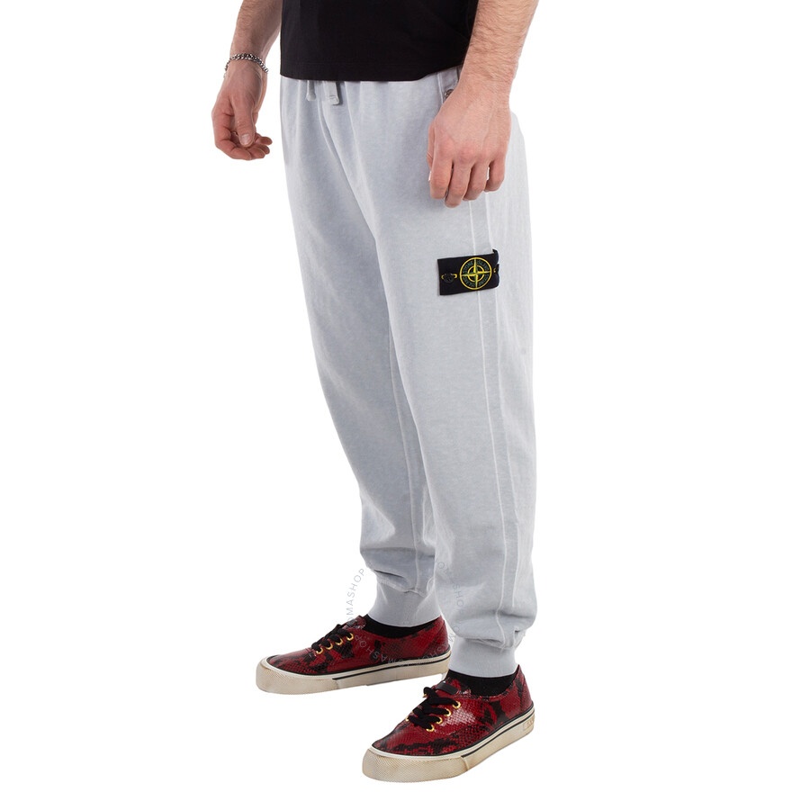 Stone Island Compass Badge Fleece Sweatpants - 4