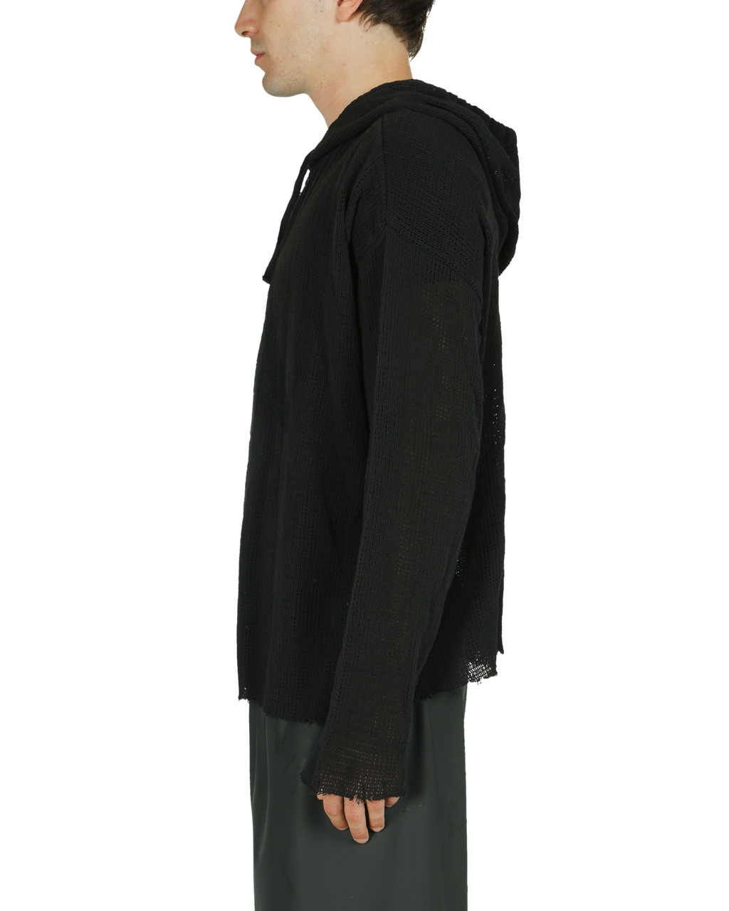 ZIP-UP MESH HOODED L/S TOP - 4