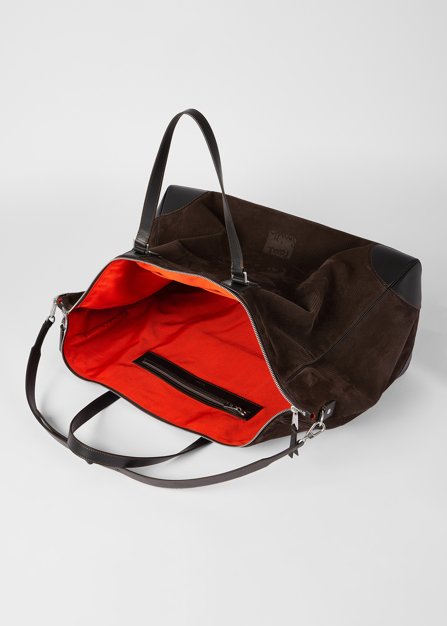 Brown Suede Duffle Holdall - 6