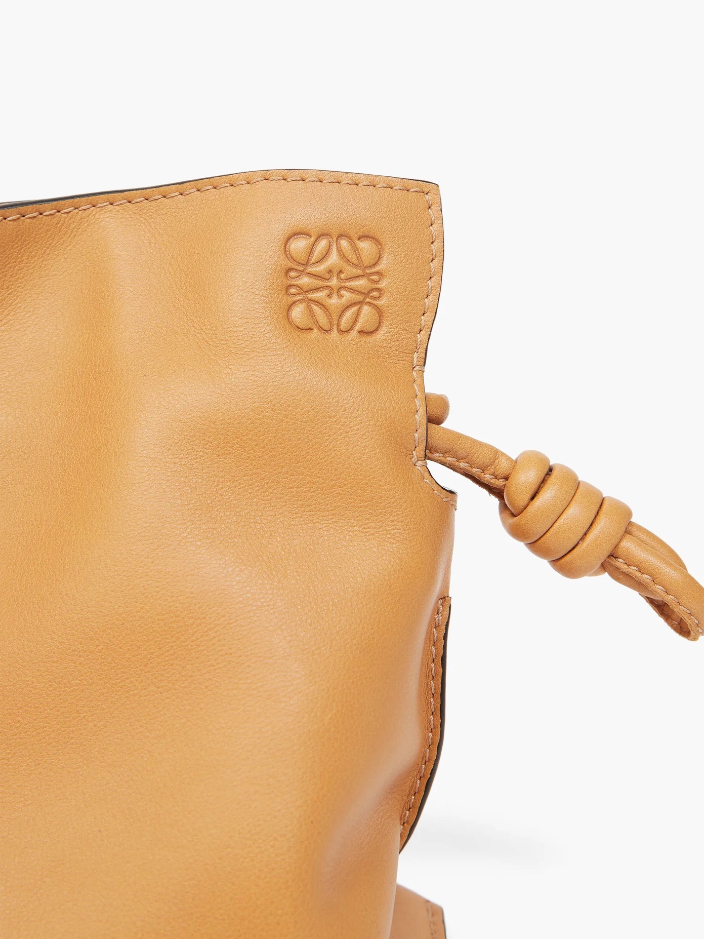 Flamenco drawstring leather cross-body bag - 6