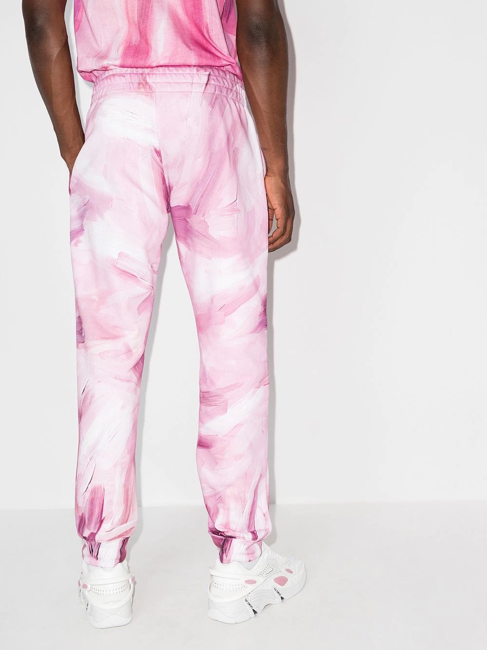 brushstroke-effect track pants - 3