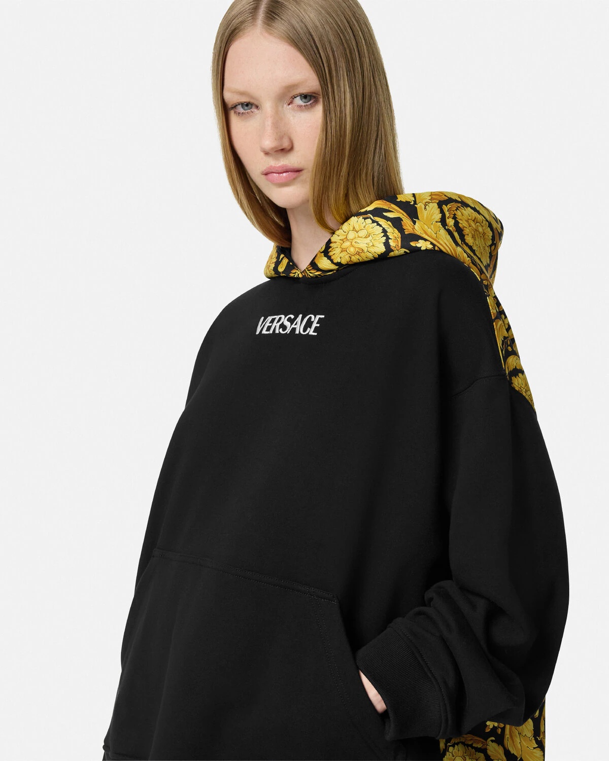 Barocco Paneled Hoodie - 3