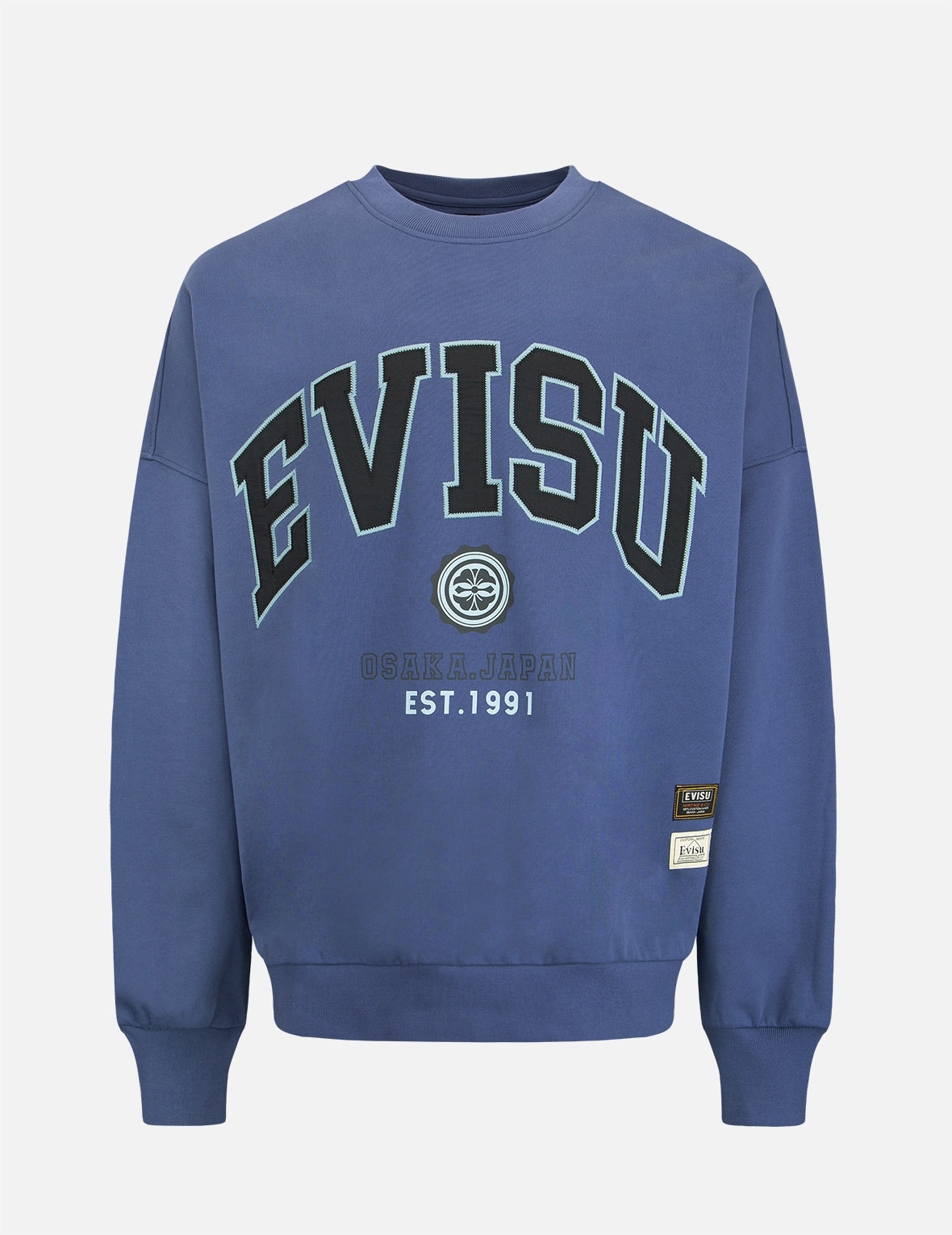 RETRO LOGO PRINT OVERSIZED SWEATSHIRT - 1