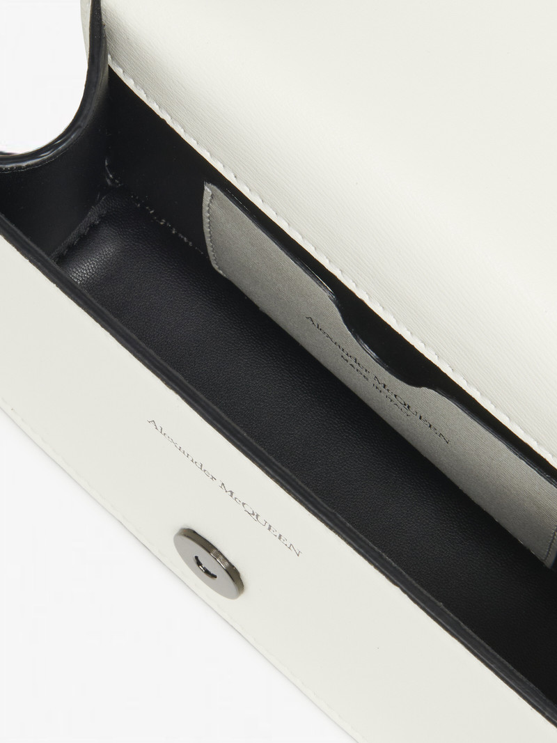 Women's Mini Jewelled Satchel in Soft Ivory 5