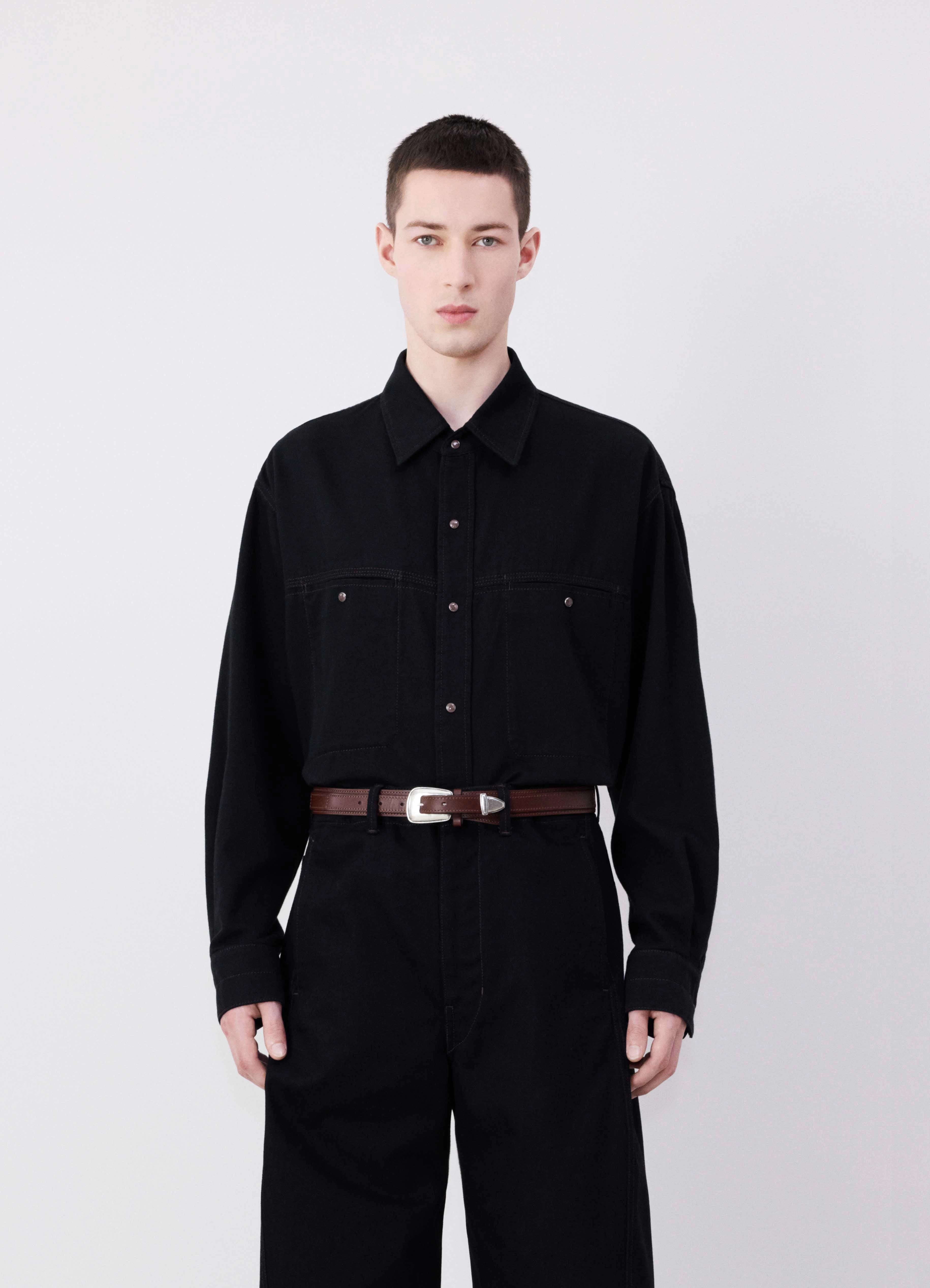 【LEMAIRE】 Minimal フーディ Lemaire MINIMAL WESTERN BELT | REVERSIBLE