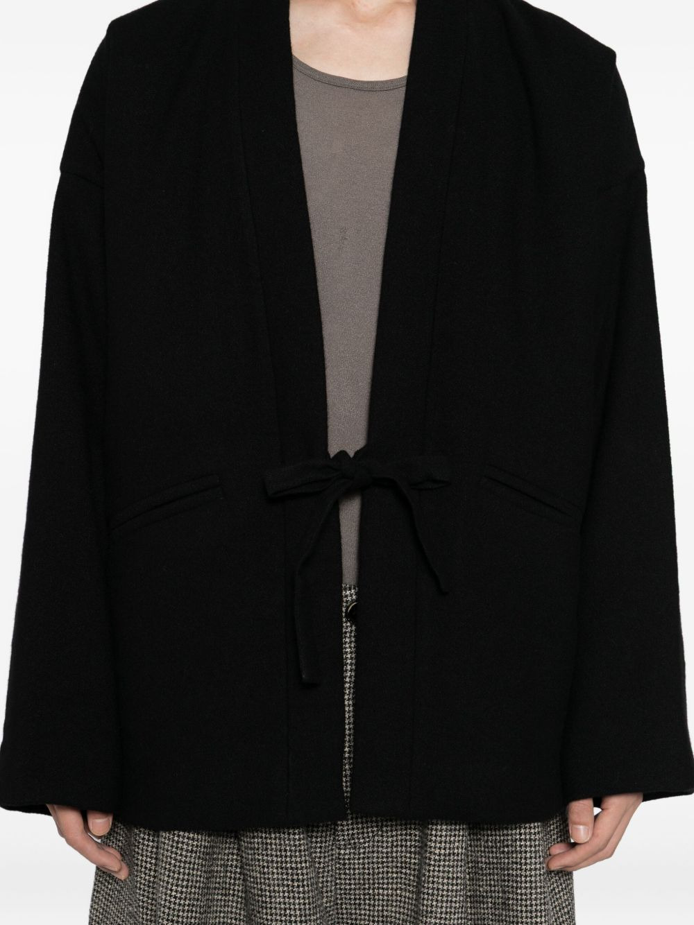V-neck puffer jacket - 5