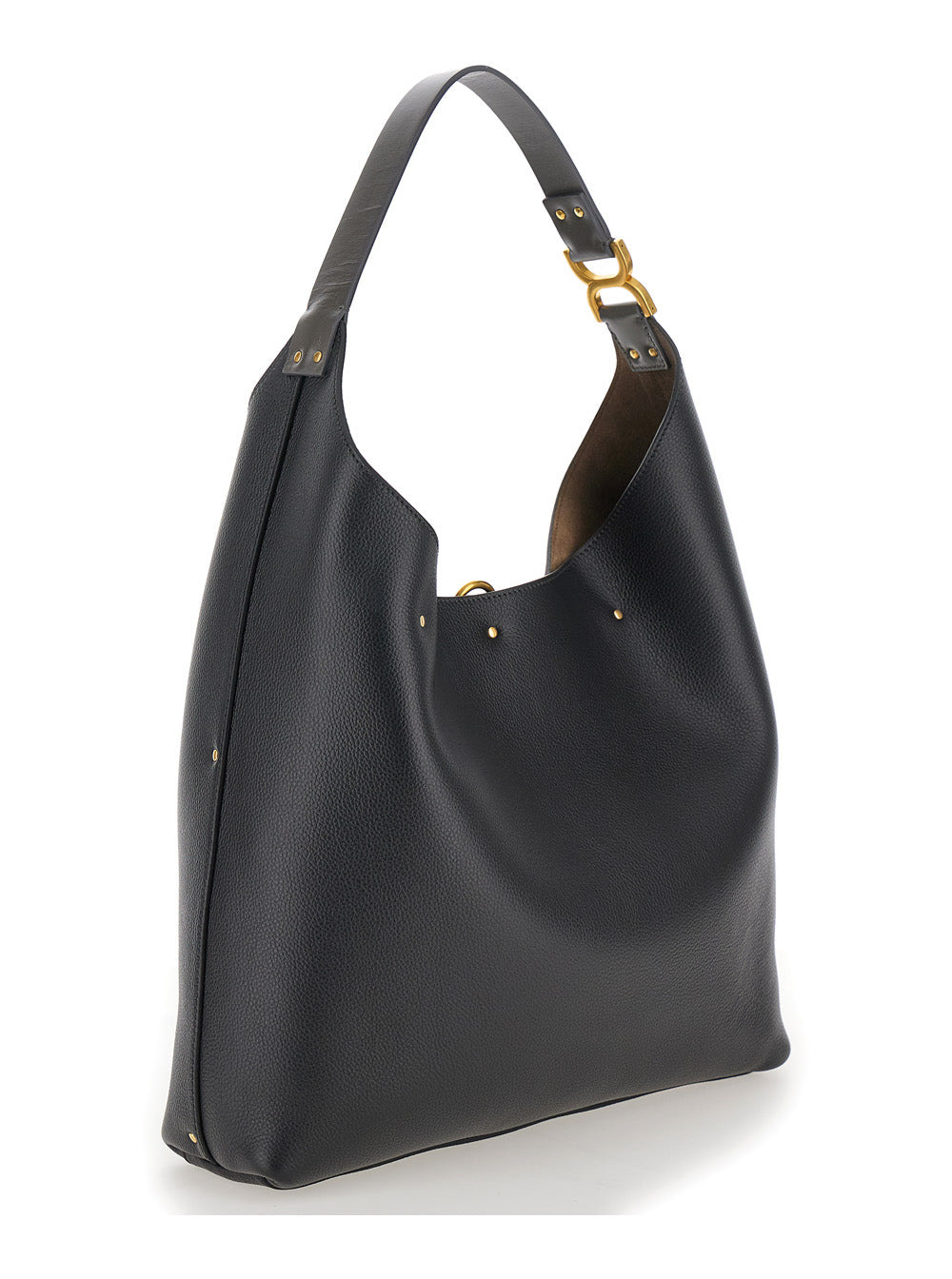 Chloé Women 'Marcie' Black Shopper In Grainy Leather Woman - 3